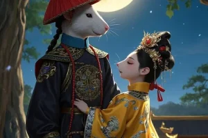 【AI项目】《鼠国情缘:帝后风华雪月录》AI创意图片制作实例