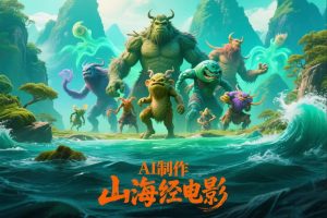 利用AI讲神话故事,AI制作山海经电影,一周变现5K+