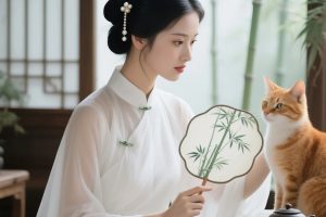清凉一夏,家居服里的美丽画卷(附AI绘图提示词)