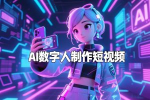 一部手机玩转短视频变现,AI数字人制作短视频超级变现实操课