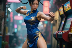 怀旧街机游戏女神Top10:经典角色AI视觉重现