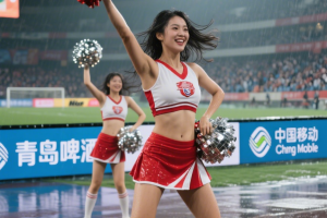 球赛啦啦队表演,爆款AI绘图提示词分享