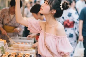清凉一夏美少女生活写真照爆款AI绘图提示词分享