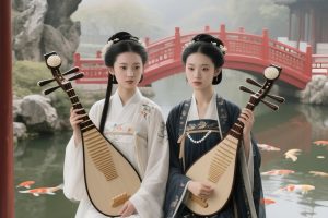 双胞胎美女视频爆火,10组双胞胎美女AI绘图提示词分享