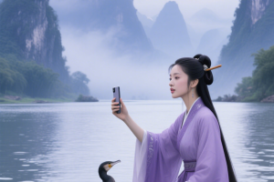 火爆全网的古代名人现代景点打卡拍照AI绘图提示词分享