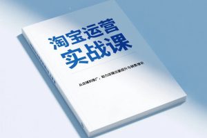 从店铺到推广,助力店铺流量提升与销售增长-《淘宝运营实战课》