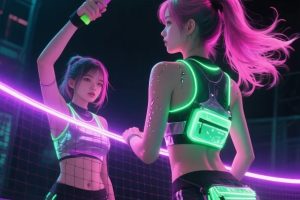 元气网球美少女实拍,10组爆款AI绘图提示词分享