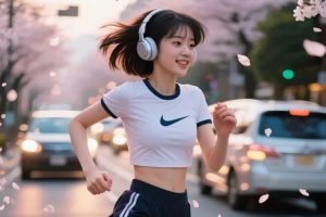 10组美少女大学生晨跑的爆款AI绘图提示词分享