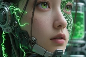 战甲少女出击!10组机甲朋克风格美少女AI绘图提示词分享
