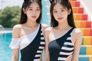 夏日视觉盛宴:10组美少女清凉装AI绘图提示词全解析